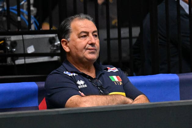 IPA88650580 - Fefe De Giorgi, head coach of Italy  Copyright: xDuilioxDellaxLibera IPAxSportx xx IPA88650580
