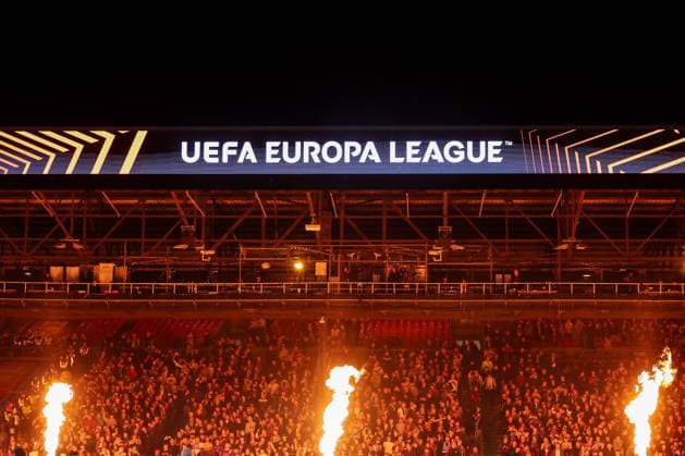 RECORD DATE NOT STATED 17th September 2026; Selhurst Park, London, England; UEFA Europa League Football, Crystal Palace versus Lech Poznan; pyrotechnics go off pre-match HenningxVonxJagow