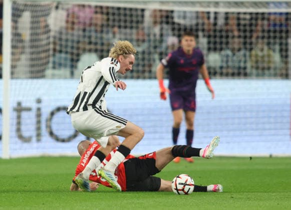 SOCCER - UEFA Europa League - Juventus FC vs. NEC Nijmegen Photo by IPA ABACAPRESS.COM88649821 - Nick Woltemade of Juventus FC during the UEFA Europa League match between Juventus FC and NEC Nijmegen on September 17, 2026, at Allianz Stadium in Turin, Italy, as part of the 2026–27 season. Photo by Nderim KACELI Turin Italy  Copyright: xIPAxSport ABACAx