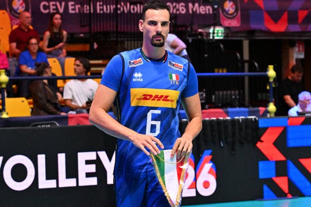 VOLLEYBALL - CEV Eurovolley Men - Italy vs. Slovenia Photo by IPA ABACAPRESS.COM88650579 - GIANNELLI Simone (Italy) Modena Italy  Copyright: xIPAxSport ABACAx