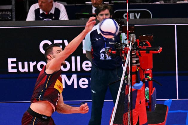 VOLLEYBALL - CEV Eurovolley Men - Italy vs. Slovenia Photo by IPA ABACAPRESS.COM88650581 - Fabio BALASO (Italy) Modena Italy  Copyright: xIPAxSport ABACAx