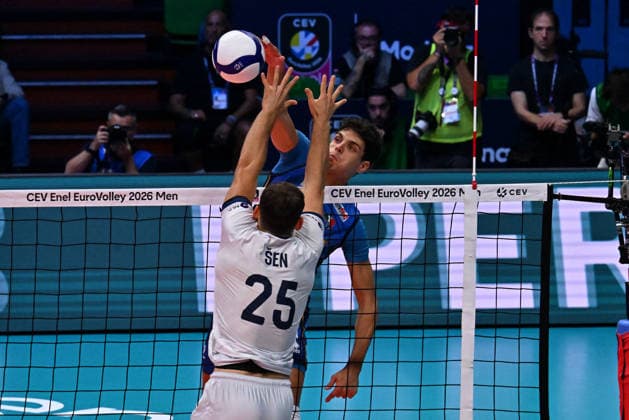 VOLLEYBALL - CEV Eurovolley Men - Italy vs. Slovenia Photo by IPA ABACAPRESS.COM88650623 - Mattia BOTTOLO (Italy) Modena Italy  Copyright: xIPAxSport ABACAx