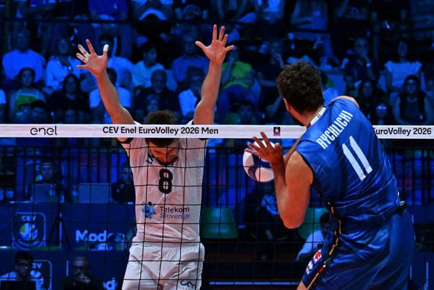 VOLLEYBALL - CEV Eurovolley Men - Italy vs. Slovenia Photo by IPA ABACAPRESS.COM88650627 - RYCHLICKI Kamil (Italy) Modena Italy  Copyright: xIPAxSport ABACAx