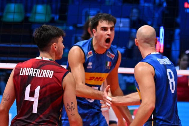 VOLLEYBALL - CEV Eurovolley Men - Italy vs. Slovenia Photo by IPA ABACAPRESS.COM88650593 - SANI Francesco Romano (Italy) Modena Italy  Copyright: xIPAxSport ABACAx
