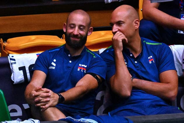 VOLLEYBALL - CEV Eurovolley Men - Italy vs. Slovenia Photo by IPA ABACAPRESS.COM88650599 - Sani, head coach of Slovenia Modena Italy  Copyright: xIPAxSport ABACAx