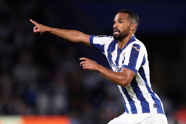 Real Sociedad de Futbol v AFC Bournemouth - UEFA Europa League 2026 27 League Phase MD1 Yangel Herrera of Real Sociedad reacts during the UEFA Europa League 2026 27 Phase MD1 match between Real Sociedad and AFC Bournemouth at Estadio Anoeta in San Sebastian, Spain, on September 17, 2026. San Sebastian Spain  Copyright: xCesarxOrtizxGonzalezx originalFilename:ortizgonzalez-realsoci260917_npIPF.jpg