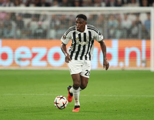 IPA88651452 - Jhon Lucumi of Juventus FC during the UEFA Europa League match between Juventus FC and NEC Nijmegen on September 17, 2026, at Allianz Stadium in Turin, Italy, as part of the 2026–27 season. Photo by Nderim KACELI  Copyright: xNderimxKaceli IPAxSportx xx IPA88651452