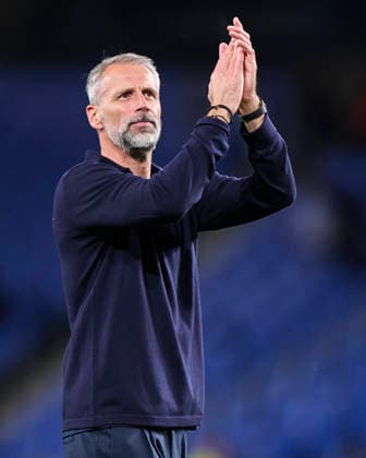 Real Sociedad de Futbol v AFC Bournemouth - UEFA Europa League 2026 27 League Phase MD1 AFC Bournemouth head coach Marco Rose celebrates the victory during the UEFA Europa League 2026 27 Phase MD1 match between Real Sociedad and AFC Bournemouth at Estadio Anoeta in San Sebastian, Spain, on September 17, 2026. San Sebastian Spain  Copyright: xCesarxOrtizxGonzalezx originalFilename:ortizgonzalez-realsoci260917_npoDp.jpg