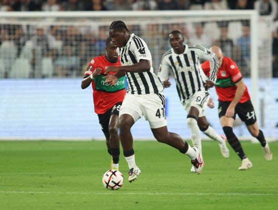 SOCCER - UEFA Europa League - Juventus FC vs. NEC Nijmegen Photo by IPA ABACAPRESS.COM88651600 - Augusto Owusu of Juventus FC during the UEFA Europa League match between Juventus FC and NEC Nijmegen on September 17, 2026, at Allianz Stadium in Turin, Italy, as part of the 2026–27 season. Photo by Nderim KACELI Turin Italy  Copyright: xIPAxSport ABACAx