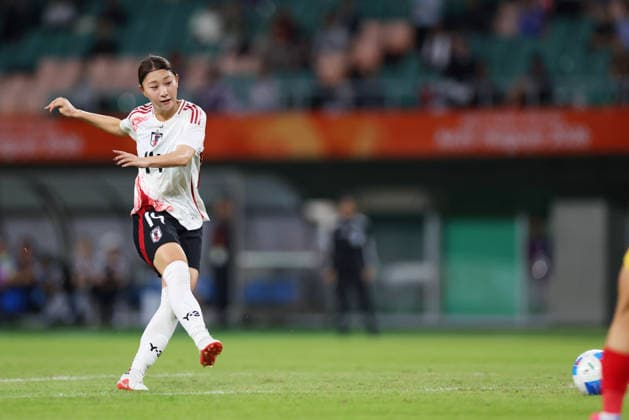 Yuzuho Shiokoshi (JPN), SEPTEMBER 17, 2026 - Football Soccer : Women s Group D match between Vietnam 0-8 Japan at Ecopa Stadium during the Asian Games Aichi-Nagoya 2026 in Shizuoka, Japan. Noxthirdxpartyxsales  aflo_348714479 NaokixMoritax
