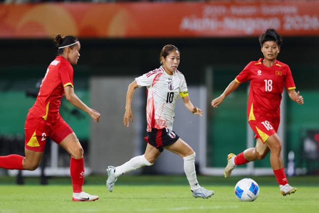 Football, Asian Games, Women, Vietnam v Japan