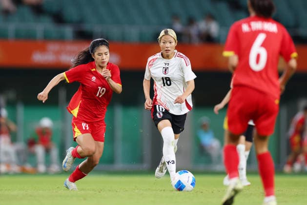 Hikaru Yumura (JPN), SEPTEMBER 17, 2026 - Football Soccer : Women s Group D match between Vietnam 0-8 Japan at Ecopa Stadium during the Asian Games Aichi-Nagoya 2026 in Shizuoka, Japan. Noxthirdxpartyxsales  aflo_348726133 NaokixMoritax