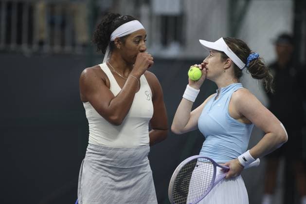RECORD DATE NOT STATED Victoria Luiza Barros Nauhany Vitoria Leme da Silva lose at the SP Open. Sao Paulo (SP), 09 17 2026 Tennis SP Open Brazilians Victoria Luiza Barros and Nauhany Vitoria Leme da Silva lost to the pair formed by American Rasheeda McAdoo and Australian Alexandra Osborne by 2 sets to 1, with scores of 6 3, 6 7 and 10 6 in the match tie-break, in the first round of the SP Open, at Parque Villa-Lobos, in Sao Paulo.(Foto: Leco Viana Thenews2 imago images) SPO  Copyright: xLecoxVianax