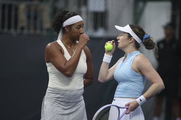 RECORD DATE NOT STATED Victoria Luiza Barros Nauhany Vitoria Leme da Silva lose at the SP Open. Sao Paulo (SP), 09 17 2026 Tennis SP Open Brazilians Victoria Luiza Barros and Nauhany Vitoria Leme da Silva lost to the pair formed by American Rasheeda McAdoo and Australian Alexandra Osborne by 2 sets to 1, with scores of 6 3, 6 7 and 10 6 in the match tie-break, in the first round of the SP Open, at Parque Villa-Lobos, in Sao Paulo.(Foto: Leco Viana Thenews2 imago images) SPO  Copyright: xLecoxVianax
