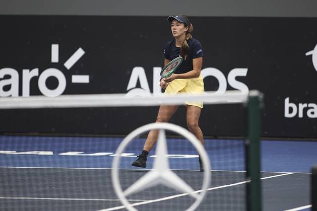 RECORD DATE NOT STATED gabriela dabrowski luisa stefani vencem no sp open Sao Paulo (SP), 09 17 2026 Tennis SP Open The duo formed by Canadian Gabriela Dabrowski and Brazilian Luisa Stefani defeated Brazilians Rebeca Pereira and Marjorie Souza by 2 sets to 0, with scores of 6 0 and 6 1, in the first round of the SP Open, at Villa-Lobos Park, in Sao Paulo.(Foto: Leco Viana Thenews2 imago images) SPO  Copyright: xLecoxVianax