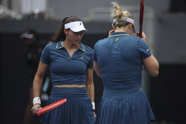 RECORD DATE NOT STATED gabriela dabrowski luisa stefani vencem no sp open Sao Paulo (SP), 09 17 2026 Tennis SP Open The duo formed by Canadian Gabriela Dabrowski and Brazilian Luisa Stefani defeated Brazilians Rebeca Pereira and Marjorie Souza by 2 sets to 0, with scores of 6 0 and 6 1, in the first round of the SP Open, at Villa-Lobos Park, in Sao Paulo.(Foto: Leco Viana Thenews2 imago images) SPO  Copyright: xLecoxVianax