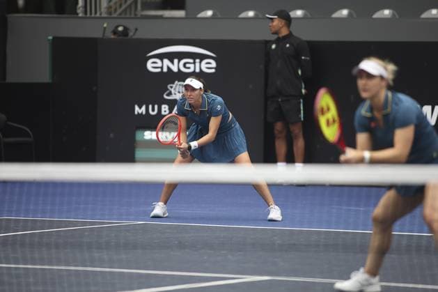 RECORD DATE NOT STATED gabriela dabrowski luisa stefani vencem no sp open Sao Paulo (SP), 09 17 2026 Tennis SP Open The duo formed by Canadian Gabriela Dabrowski and Brazilian Luisa Stefani defeated Brazilians Rebeca Pereira and Marjorie Souza by 2 sets to 0, with scores of 6 0 and 6 1, in the first round of the SP Open, at Villa-Lobos Park, in Sao Paulo.(Foto: Leco Viana Thenews2 imago images) SPO  Copyright: xLecoxVianax