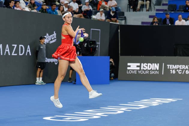 WTA GUADALAJARA OPEN 2026 WTA GUADALAJARA OPEN 2026 MARTA KOSTYUK VS LIUDMILA SAMSONOVA 09 17 2026 GUADALAJARA, JALISCO Action photo of Marta Kostyuk of Ukraine during a match at the 2026 WTA Guadalajara Open, held at the Centro Panamericano de Tenis in Guadalajara, Jalisco, Mexico. Action photo of Marta Kostyuk of Ukraine, during a match at the 2026 WTA Guadalajara Open held at the Centro Panamericano de Tenis in Guadalajara, Jalisco, Mexico PHOTO BY IMAGENSHOP PHOTO AGENCY GUADALAJARA JALISCO MEXICO Copyright: xIMAGENSHOPxAGENCIAxFOTOGRAFICAx