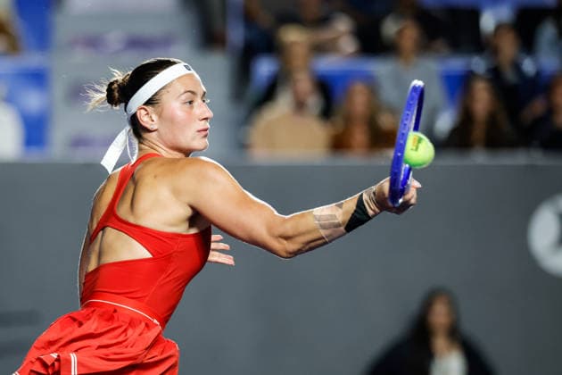 WTA GUADALAJARA OPEN 2026 WTA GUADALAJARA OPEN 2026 MARTA KOSTYUK VS LIUDMILA SAMSONOVA 09 17 2026 GUADALAJARA, JALISCO Action photo of Marta Kostyuk of Ukraine during a match at the 2026 WTA Guadalajara Open, held at the Centro Panamericano de Tenis in Guadalajara, Jalisco, Mexico. Action photo of Marta Kostyuk of Ukraine, during a match at the 2026 WTA Guadalajara Open held at the Centro Panamericano de Tenis in Guadalajara, Jalisco, Mexico. PHOTO BY IMAGENSHOP PHOTO AGENCY GUADALAJARA, JALISCO, MEXICO Copyright: xIMAGENSHOPxAGENCIAxFOTOGRAFICAx