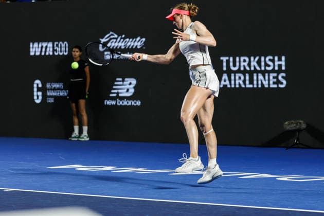 WTA GUADALAJARA OPEN 2026 WTA GUADALAJARA OPEN 2026 MARTA KOSTYUK VS LIUDMILA SAMSONOVA 09 17 2026 GUADALAJARA, JALISCO Action photo of Liudmila Samsonova during a match at the 2026 WTA Guadalajara Open, held at the Centro Panamericano de Tenis in Guadalajara, Jalisco, Mexico Action photo of Liudmila Samsonova, during a match at the 2026 WTA Guadalajara Open held at the Centro Panamericano de Tenis in Guadalajara, Jalisco, Mexico. PHOTO BY IMAGENSHOP PHOTOGRAPHY AGENCY GUADALAJARA, JALISCO, MEXICO Copyright: xIMAGENSHOPxAGENCIAxFOTOGRAFICAx