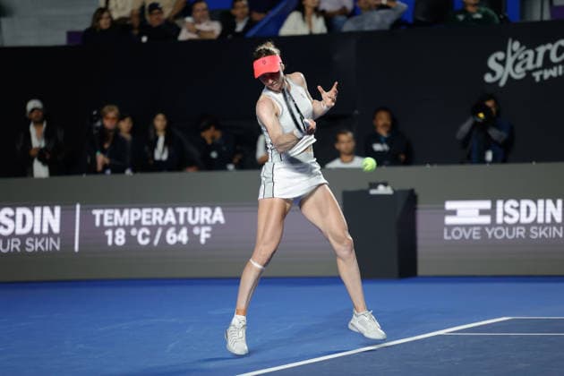 WTA GUADALAJARA OPEN 2026 WTA GUADALAJARA OPEN 2026 MARTA KOSTYUK VS LIUDMILA SAMSONOVA 09 17 2026 GUADALAJARA, JALISCO Action photo of Liudmila Samsonova during a match at the 2026 WTA Guadalajara Open, held at the Centro Panamericano de Tenis in Guadalajara, Jalisco, Mexico Action photo of Liudmila Samsonova, during a match at the 2026 WTA Guadalajara Open held at the Centro Panamericano de Tenis in Guadalajara, Jalisco, Mexico PHOTO BY IMAGENSHOP PHOTO AGENCY GUADALAJARA, JALISCO, MEXICO Copyright: xIMAGENSHOPxAGENCIAxFOTOGRAFICAx