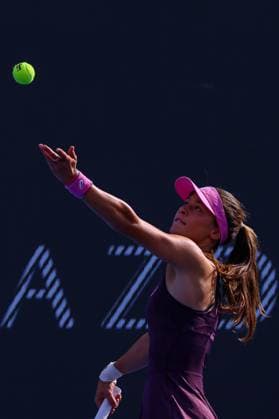 September 17, 2026: TO-45153- GUADALAJARA 2026. .La estadounidense Iva Jovic dio un paso m& xe1;s en la defensa de su t& xed;tulo en el Guadalajara Open 2026, luego de imponerse a la turca Zeynep S& xf6;nmez por 7-6(5) y 6-4, en los octavos de final del torneo disputado sobre la cancha dura del Centro Panamericano de Tenis. Jovic, segunda sembrada y campeona de la edici& xf3;n anterior, tuvo que emplearse a fondo ante una combativa S& xf6;nmez, pero respondi& xf3; en los momentos decisivos para quedarse con la victoria en un encuentro de dos horas y ocho minutos. Con este resultado, la estadounidense asegur& xf3; su lugar en los cuartos de final y mantiene firme su intenci& xf3;n de repetir el campeonato en Guadalajara..Guadalajara, Jalisco. Clasos.com.mx Sports News - September 17, 2026  - ZUMAcs4_ 20260917_faa_cs4_032 Copyright: xDiegoxMorenox