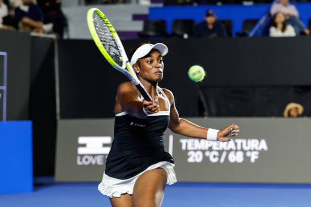 WTA GUADALAJARA OPEN 2026 WTA GUADALAJARA OPEN 2026 PEYTON STEARNS VS SLOANE STEPHENS 09 17 2026 GUADALAJARA, JALISCO Action photo of Sloane Stephens of the United States during a match at the 2026 WTA Guadalajara Open, held at the Centro Panamericano de Tenis in Guadalajara, Jalisco, Mexico. Action photo of Sloane Stephens of the United States, during a match at the 2026 WTA Guadalajara Open held at the Centro Panamericano de Tenis in Guadalajara, Jalisco, Mexico PHOTO BY IMAGENSHOP PHOTO AGENCY GUADALAJARA, JALISCO, MEXICO Copyright: xIMAGENSHOPxAGENCIAxFOTOGRAFICAx