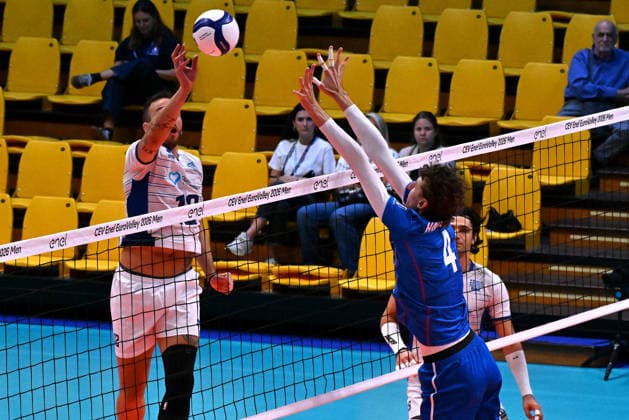 VOLLEYBALL - CEV Eurovolley Men - Slovakia vs. Greece Photo by IPA ABACAPRESS.COM88642391 - VOULKIDIS Theodoros (Greece) Modena Italy  Copyright: xIPAxSport ABACAx