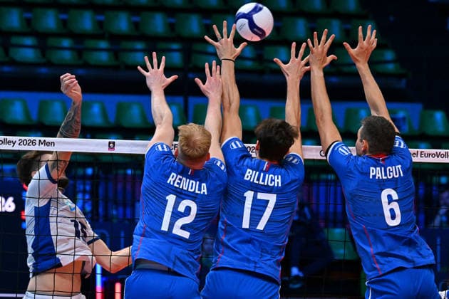 VOLLEYBALL - CEV Eurovolley Men - Slovakia vs. Greece Photo by IPA ABACAPRESS.COM88642378 - RAPTIS, Alexandros (Greece) Modena Italy  Copyright: xIPAxSport ABACAx
