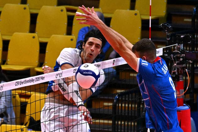 VOLLEYBALL - CEV Eurovolley Men - Slovakia vs. Greece Photo by IPA ABACAPRESS.COM88642373 - RAPTIS Alexandros (Greece) Modena Italy  Copyright: xIPAxSport ABACAx