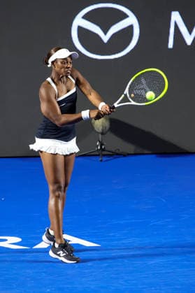 WTA GUADALAJARA OPEN 2026 WTA GUADALAJARA OPEN 2026 PEYTON STEARNS VS SLOANE STEPHENS 09 17 2026 GUADALAJARA, JALISCO Action photo of Sloane Stephens of the United States during a match at the 2026 WTA Guadalajara Open, held at the Centro Panamericano de Tenis in Guadalajara, Jalisco, Mexico Action photo of Sloane Stephens of the United States, during a match at the 2026 WTA Guadalajara Open held at the Centro Panamericano de Tenis in Guadalajara, Jalisco, Mexico. PHOTO BY IMAGENSHOP PHOTO AGENCY GUADALAJARA, JALISCO, MEXICO Copyright: xIMAGENSHOPxAGENCIAxFOTOGRAFICAx