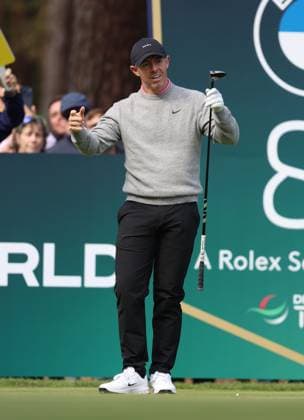 BMW PGA, Golf Herren Championship 2026 - Day One SURREY, ENGLAND, SEPTEMBER 17: Rory McIlroy Of Northern Ireland looks disappointed & dejected on the 8th hole after his tee shot during The DP World Tour BMW PGA Championship Day One at Wentworth Golf Club, Virginia Water, Surrey, England, on September 17. (Photo by Daniel Weir) Surrey Wentworth Golf Course England Copyright: xDanielxWeir SportsxPressxPhotox Sportspressphoto_SPR233923