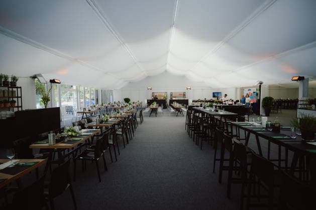 TENNIS - Davis Cup, AUT vs BEL VIENNA,AUSTRIA,18.SEP.26 - TENNIS - ITF Davis Cup, qualification round 2, Austria vs Belgium. Image shows the VIP area.  GEPAxpictures xAlexanderxSolc