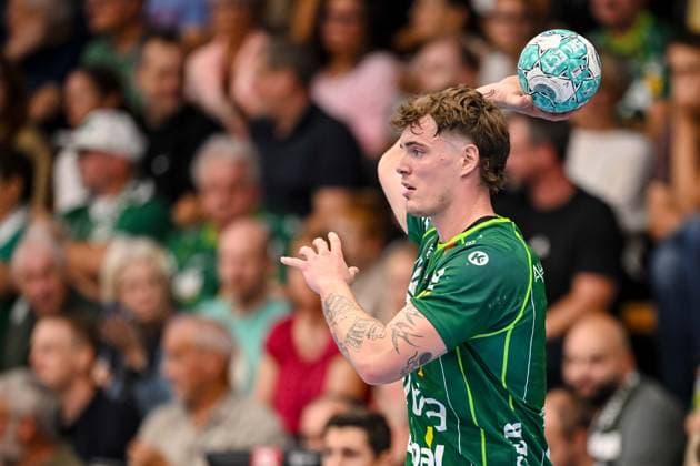Göppingen, Germany, September 17, 2026 Victor Kloeve of FRISCH AUF Göppingen in action, on the ball, a solo play during the Opel Handball Bundesliga match between FRISCH AUF Goeppingen and Rhein Neckar Löwen at the EWS Arena on September 17, 2026, in Goeppingen, Germany. Photo by Harry Langer, DeFodi Images. Goeppingen, Germany, September 17, 2026 Victor Kloeve FRISCH AUF Goeppingen controls the ball during the Opel Handball Bundesliga match between FRISCH AUF Goeppingen and Rhein Neckar Löwen at the EWS Arena on September 17, 2026 in Göppingen, Germany Photo by Harry Langer, DeFodi Images Photo by Harry Langer, DeFodi Images