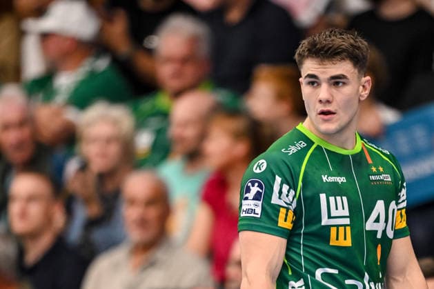Göppingen, Germany, September 17, 2026 Elias Newel FRISCH AUF Goeppingen looks on during the Opel Handball Bundesliga match between FRISCH AUF Goeppingen and Rhein Neckar Löwen at the EWS Arena on September 17, 2026, in Goeppingen, Germany Photo by Harry Langer DeFodi Images Goeppingen, Germany, September 17, 2026 Elias Newel FRISCH AUF Goeppingen Looks on during the Opel Handball Bundesliga match between FRISCH AUF Goeppingen and Rhein Neckar Löwen at the EWS Arena on September 17, 2026 in Göppingen, Germany. Photo by Harry Langer, DeFodi Images. Photo by Harry Langer, DeFodi Images