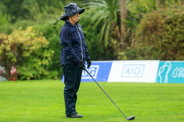 REPRO FREE *PRESS RELEASE NO REPRODUCTION FEE* EDITORIAL USE ONLY 2026 AIG All-Ireland Semi Finals, Ennis Golf Club, Clare 18 9 2026 Women s Intermediate Foursomes Killiney™s Tina Airey Tina Airey 18 9 2026  Copyright: xBryanxKeanex BK1_6488