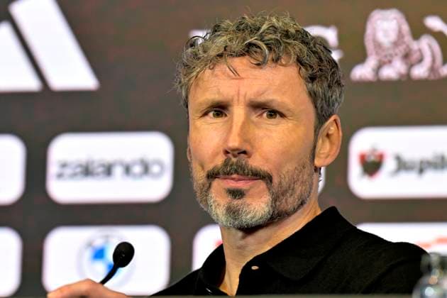 Football, Nations League, Belgium national team, press conference with Mark van Bommel