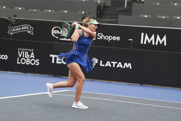 RECORD DATE NOT STATED Paula Badosa defeats Jazmin Ortenzi no sp open Sao Paulo (SP), 09 17 2026 Tennis SP Open Spanish tennis player Paula Badosa defeated Argentinian Jazmin Ortenzi 2 sets to 1, with scores of 6 4, 2 6 and 2 6, in the round of 16 of the SP Open, at Parque Villa-Lobos, in Sao Paulo.(Foto: Leco Viana Thenews2 imago images) SPO  Copyright: xLecoxVianax