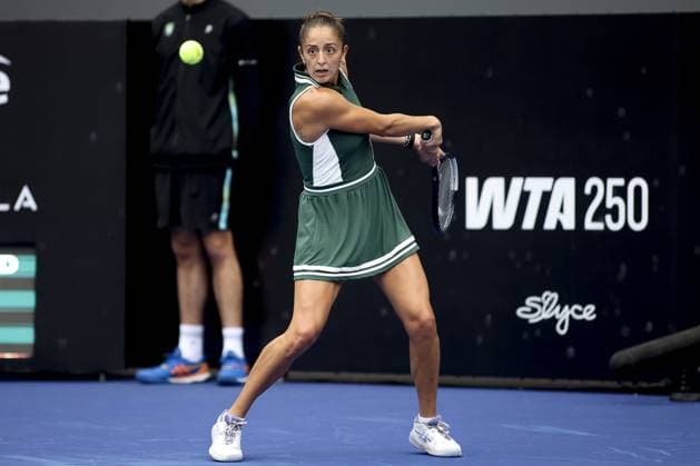 RECORD DATE NOT STATED Paula Badosa defeats Jazmin Ortenzi no sp open Sao Paulo (SP), 09 17 2026 Tennis SP Open Spanish tennis player Paula Badosa defeated Argentinian Jazmin Ortenzi 2 sets to 1, with scores of 6 4, 2 6 and 2 6, in the round of 16 of the SP Open, at Parque Villa-Lobos, in Sao Paulo.(Foto: Leco Viana Thenews2 imago images) SPO  Copyright: xLecoxVianax