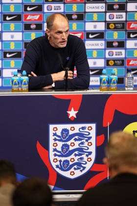 England Media Conference Thomas Tuchel at the England Media Conference at Wembley Stadium, London, England on 18 September 2026 Credit: Tiego Grenho Every Second Media Editorial use only. All images are copyright Every Second Media Limited. No images may be reproduced without prior permission. Copyright: xIMAGO EveryxSecondxMediax ESM-2177-0025 TiegoxGrenhox xEveryxSecondxMediax