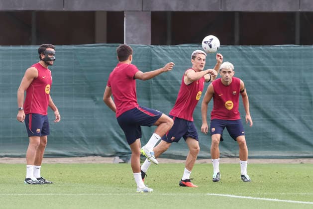 Football, Spain, FC Barcelona, Training
