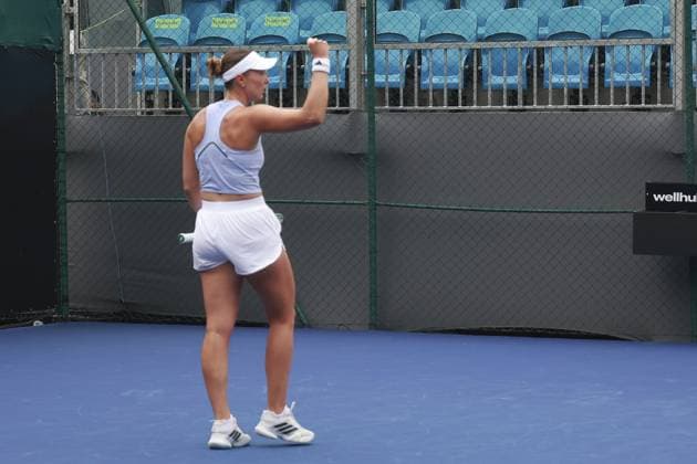RECORD DATE NOT STATED alina charaeva vence elina avanesyan por 2 sets a 0 no sp open Sao Paulo (SP), 09 17 2026 Tennis SP Open Armenian tennis player Alina Charaeva defeated her compatriot Elina Avanesyan by 2 sets to 0, with partial scores of 6 2 and 6 3, this Thursday (17), in the round of 16 of the SP Open, at Villa-Lobos Park, in Sao Paulo.(Foto: Leco Viana Thenews2 imago images) SPO  Copyright: xLecoxVianax