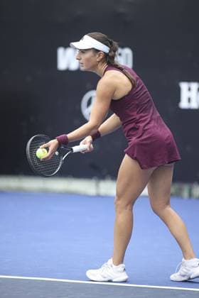 RECORD DATE NOT STATED alina charaeva vence elina avanesyan por 2 sets a 0 no sp open Sao Paulo (SP), 09 17 2026 Tennis SP Open Armenian tennis player Alina Charaeva defeated her compatriot Elina Avanesyan by 2 sets to 0, with partial scores of 6 2 and 6 3, this Thursday (17), in the round of 16 of the SP Open, at Villa-Lobos Park, in Sao Paulo.(Foto: Leco Viana Thenews2 imago images) SPO  Copyright: xLecoxVianax