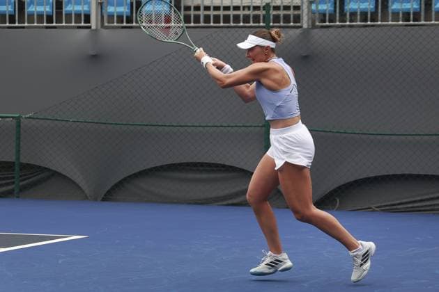 RECORD DATE NOT STATED alina charaeva vence elina avanesyan por 2 sets a 0 no sp open Sao Paulo (SP), 09 17 2026 Tennis SP Open Armenian tennis player Alina Charaeva defeated her compatriot Elina Avanesyan by 2 sets to 0, with partial scores of 6 2 and 6 3, this Thursday (17), in the round of 16 of the SP Open, at Villa-Lobos Park, in Sao Paulo.(Foto: Leco Viana Thenews2 imago images) SPO  Copyright: xLecoxVianax