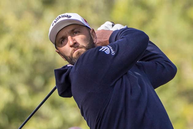 Golf - DP World Tour (European Tour) ˜Rolex Series™ - 2026 BMW PGA, Golf Herren Championship - Second Round - West Course, Wentworth Club - Friday 18th September 2026 Jon Rahm (ESP) with his second attempt from the 17th hole as he misses making the cut COLORSPORT DANIEL BEARHAM  cspDB_BMWPGA_R2_180926_