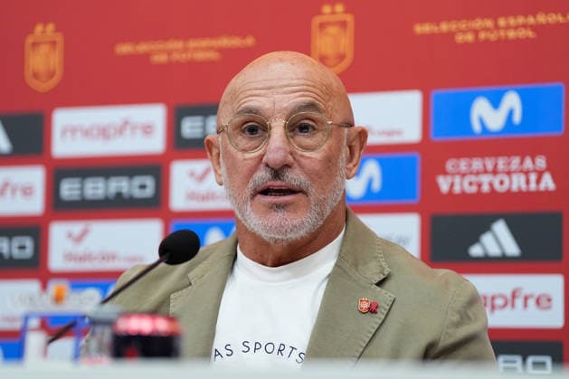 September 18, 2026, Las Rozas, Madrid, Spain: Luis de la Fuente, head coach of Spain, attends a press conference, PK, Pressekonferenz to announce the squad list ahead of the UEFA Nations League 2026 27 matches against Croatia, England and Czech Republic on September 18, 2026, in Las Rozas, Madrid, Spain. Las Rozas Spain - ZUMAa181 20260918_zaa_a181_085 Copyright: xDennisxAgyemanx