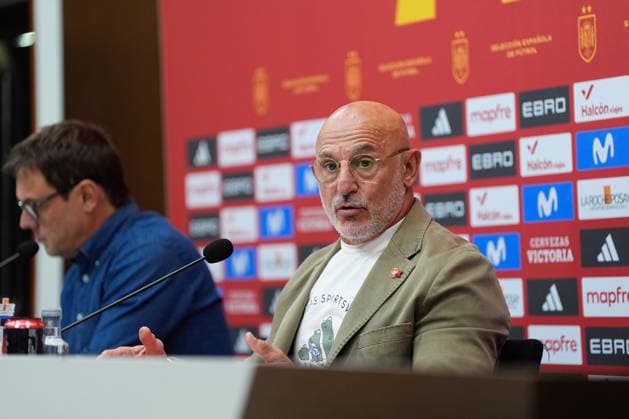 September 18, 2026, Las Rozas, Madrid, Spain: Luis de la Fuente, head coach of Spain, attends a press conference, PK, Pressekonferenz to announce the squad list ahead of the UEFA Nations League 2026 27 matches against Croatia, England and Czech Republic on September 18, 2026, in Las Rozas, Madrid, Spain. Luis De La Fuente Press Conference - UEFA Nations League - ZUMAa181 20260918_zaa_a181_113 Copyright: xDennisxAgyemanx