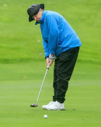 REPRO FREE *PRESS RELEASE NO REPRODUCTION FEE* EDITORIAL USE ONLY 2026 AIG All-Ireland Semi Finals, Ennis Golf Club, Clare 18 9 2026 Women s Intermediate Foursomes Portadown™s Sandra Sandford Sandra Sandford 18 9 2026  Copyright: xBryanxKeanex BK1_9568