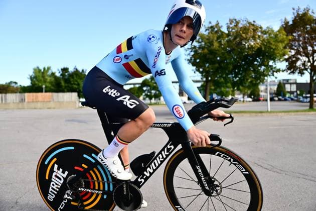 UCI 2026 Road World Championship, WM, Weltmeisterschaft Montreal 18 09 2026 MONTREAL, CANADA - SEPTEMBER 18 : Kopecky Lotte (BEL) of Team SD Worx - Protime pictured during a training session prior to the 2026 UCI Road World Championships 93th edition an UCI World Championships cycling race in Montreal on September 18, 2026 in Montreal, Canada, 18 09 2026 Montreal Canada  Copyright: xPeterxDexVoechtx