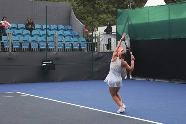 RECORD DATE NOT STATED Suzan Lamens defeats Solana Sierra in the Round of 16 of the SP Open. Sao Paulo (SP), 09 17 2026 Tennis SP Open Dutch tennis player Suzan Lamens defeated Argentinian Solana Sierra in two sets, with scores of 6 3 and 6 2, this Thursday (17), in the round of 16 of the SP Open, at Villa-Lobos Park, in Sao Paulo.(Foto: Leco Viana Thenews2 imago images) SPO  Copyright: xLecoxVianax